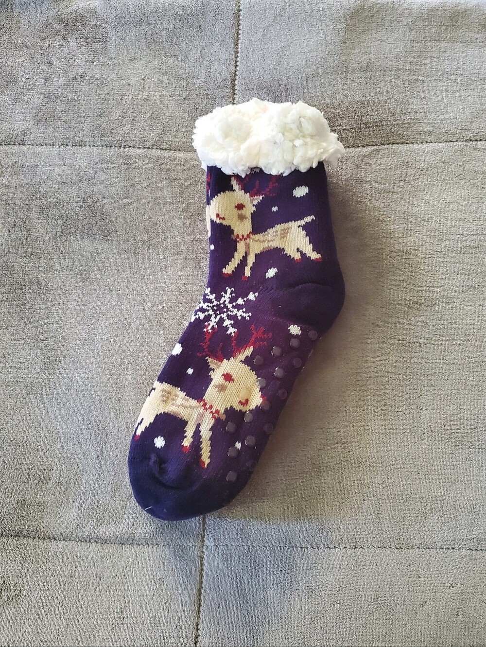 Yelete Women's Faux Sherpa Winter Slipper Socks